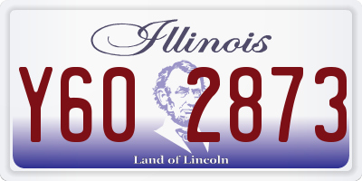IL license plate Y602873