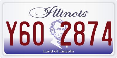 IL license plate Y602874