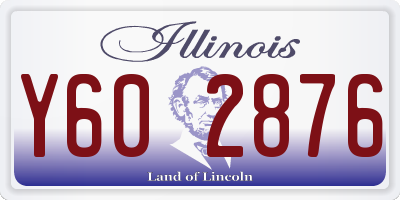 IL license plate Y602876