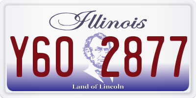 IL license plate Y602877