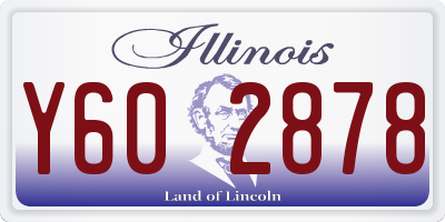 IL license plate Y602878