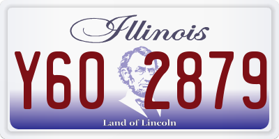 IL license plate Y602879