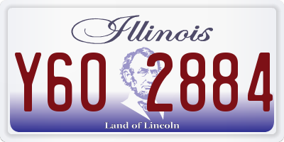 IL license plate Y602884