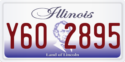 IL license plate Y602895