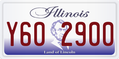 IL license plate Y602900