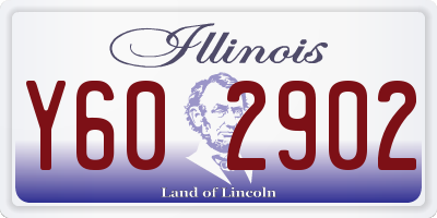 IL license plate Y602902