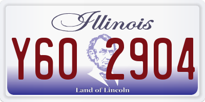 IL license plate Y602904