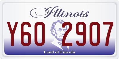 IL license plate Y602907