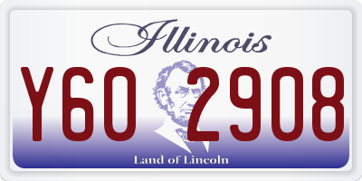 IL license plate Y602908