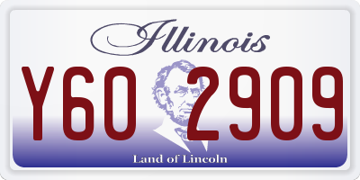 IL license plate Y602909