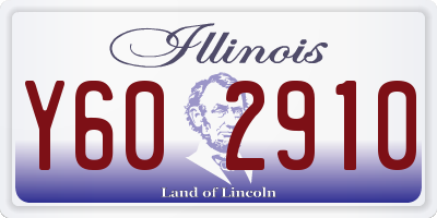 IL license plate Y602910