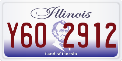 IL license plate Y602912