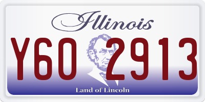 IL license plate Y602913