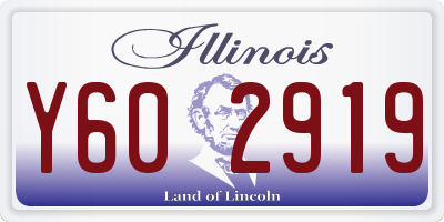 IL license plate Y602919