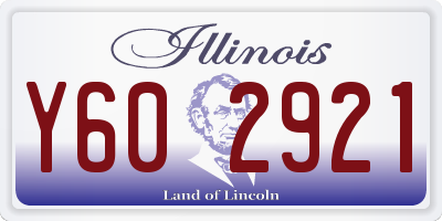 IL license plate Y602921