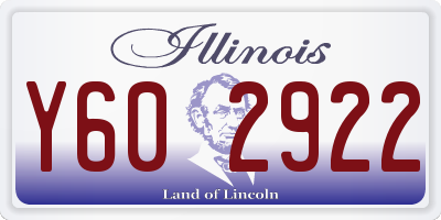 IL license plate Y602922