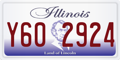 IL license plate Y602924