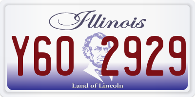 IL license plate Y602929