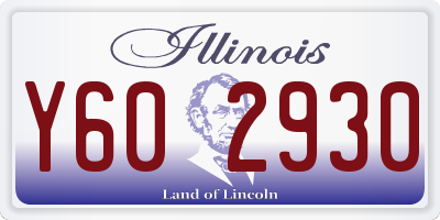IL license plate Y602930