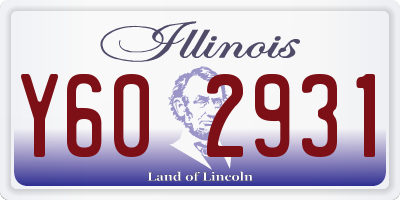 IL license plate Y602931