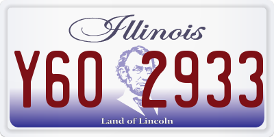 IL license plate Y602933