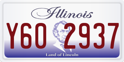 IL license plate Y602937