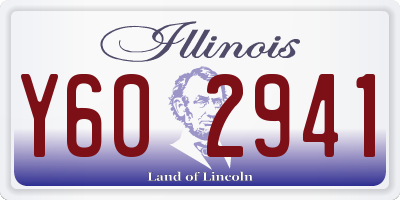 IL license plate Y602941