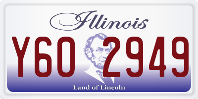 IL license plate Y602949