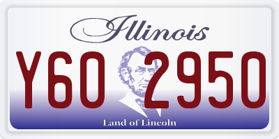IL license plate Y602950
