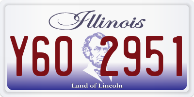 IL license plate Y602951