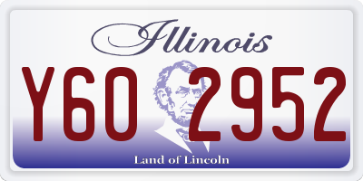 IL license plate Y602952