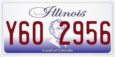 IL license plate Y602956
