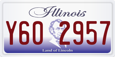IL license plate Y602957