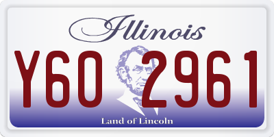 IL license plate Y602961