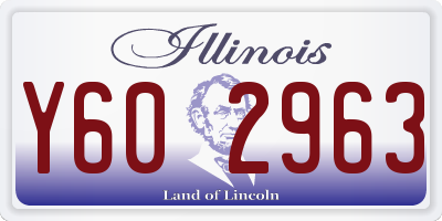 IL license plate Y602963