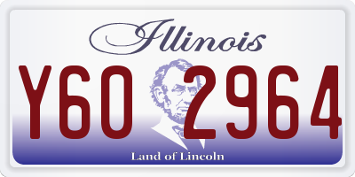 IL license plate Y602964
