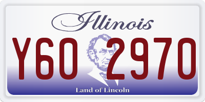 IL license plate Y602970