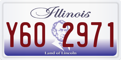 IL license plate Y602971