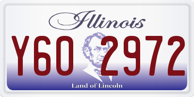 IL license plate Y602972