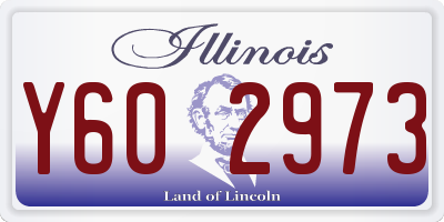 IL license plate Y602973