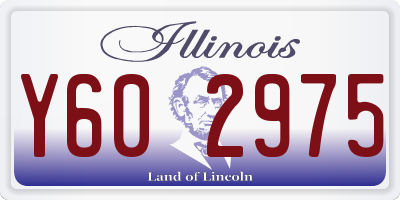 IL license plate Y602975