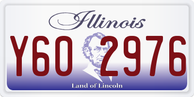 IL license plate Y602976
