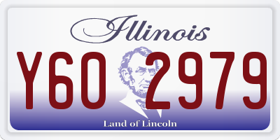 IL license plate Y602979