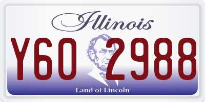 IL license plate Y602988