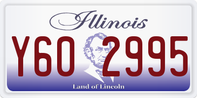 IL license plate Y602995
