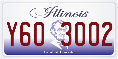 IL license plate Y603002