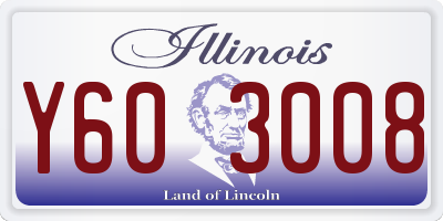 IL license plate Y603008