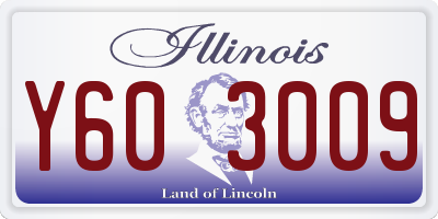 IL license plate Y603009
