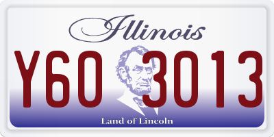 IL license plate Y603013