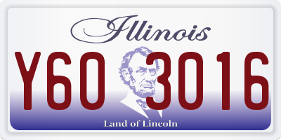 IL license plate Y603016